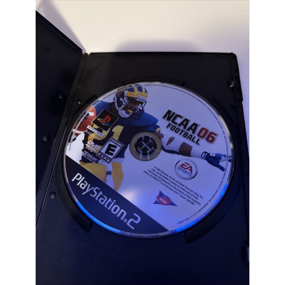 NCAA 06 Football Game Sony PlayStation PS2, 2005 DISC ONLY